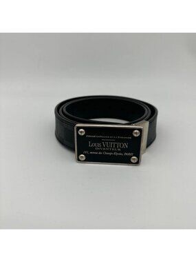 Louis Vuitton Damier Graphite Ceinture Enventure Reversible Belt